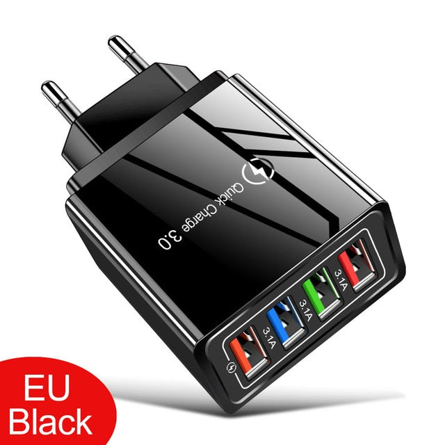 EU/US Plug USB Charger Quick Charge 3.0 For Phone Adapter for Huawei