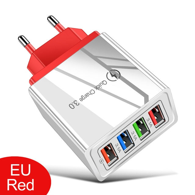 EU/US Plug USB Charger Quick Charge 3.0 For Phone Adapter for Huawei
