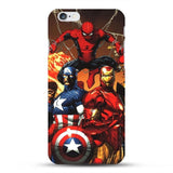 Captain America Shield Deadpool Superman Case  For Apple iPhone 8 Plus