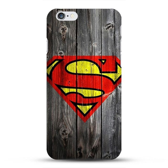 Captain America Shield Deadpool Superman Case  For Apple iPhone 8 Plus