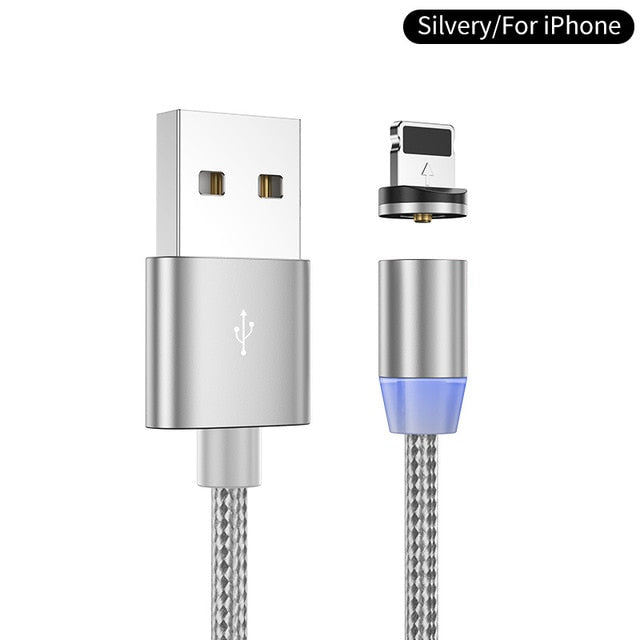 Magnetic Charger Micro USB Type C Cable For iPhone Samsung