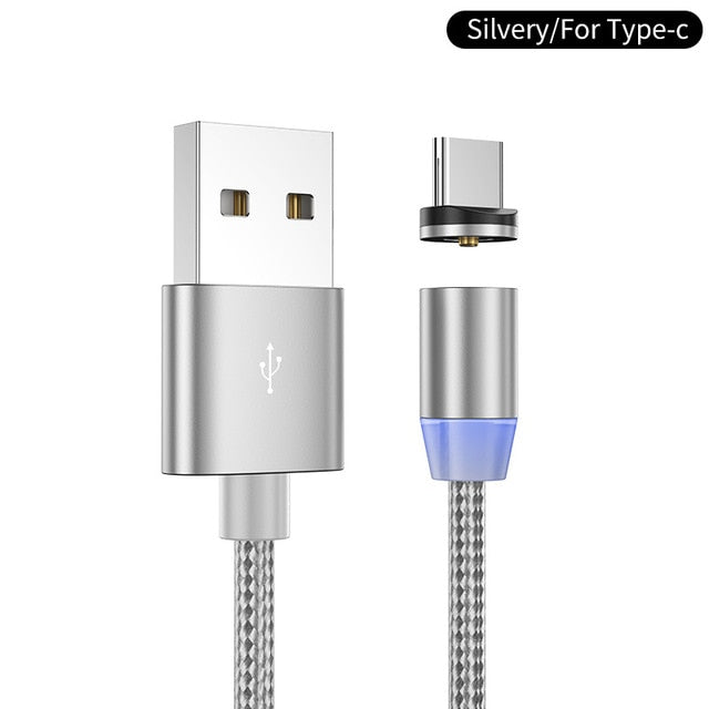 Magnetic Charger Micro USB Type C Cable For iPhone Samsung