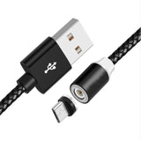 360 LED Magnetic Charging Cable for iPhone USB Cable