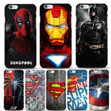 Captain America Shield Deadpool Superman Case  For Apple iPhone 8 Plus