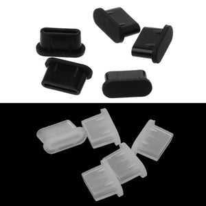 5PCS Type-C Dust Plug USB Charging Port Protector